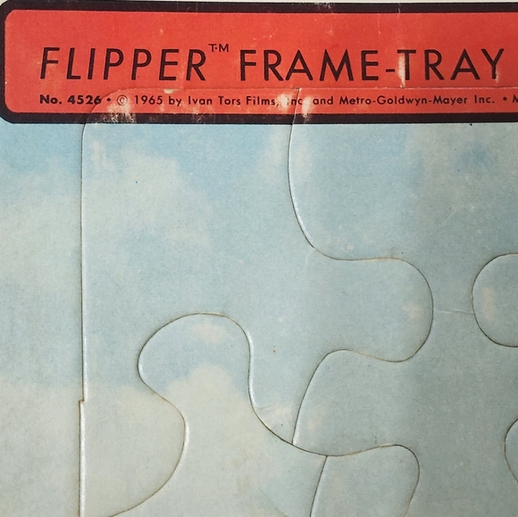 Flipper 1965 Frame-Tray Puzzle - Picture 2 of 5